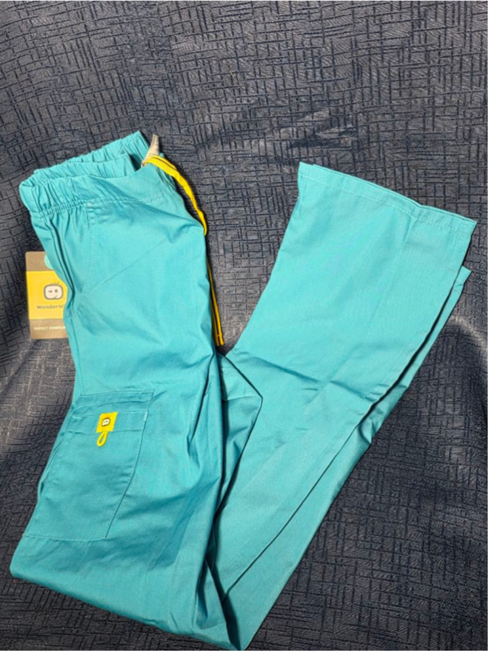 Women's WonderWink Teal Origins Modern Fit Scrub Pants XS